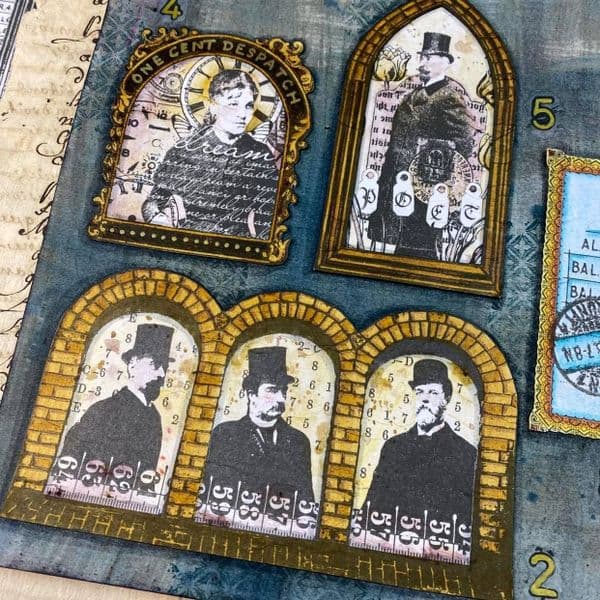 PaperArtsy -  Printed Tissue - Frames