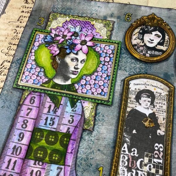 PaperArtsy -  Printed Tissue - Frames
