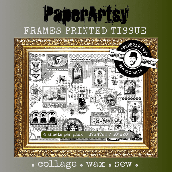 PaperArtsy -  Printed Tissue - Frames