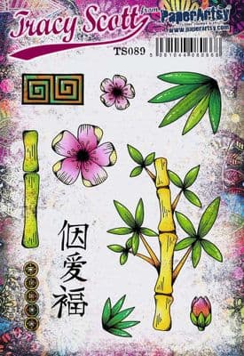 PaperArtsy - Tracy Scott 089 (A5 set, trimmed, on EZ)