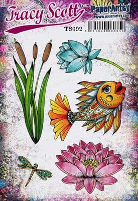 PaperArtsy - Tracy Scott 092 (A5 set, trimmed, on EZ)
