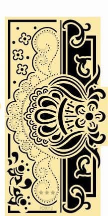 PD0012 Marianne Design Stencil Star Collection - Crown