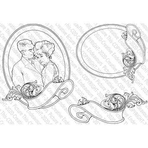 Picture This - A6 Stamp - Cute Cameo