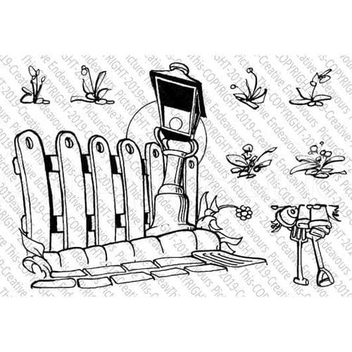 Picture This A6 Stamp - Little Lampost