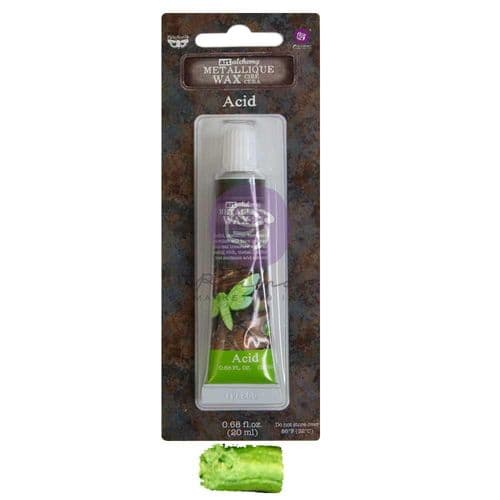 Prima Finnabair Art Alchemy  Metallique Wax - Acid - 0.68oz (20ml)