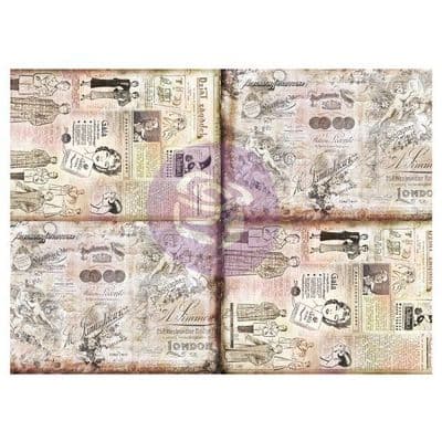 Prima Finnabair Art Daily Tissue Paper - Butterfly Messages (6 sheets ) 70cm x 50 cm