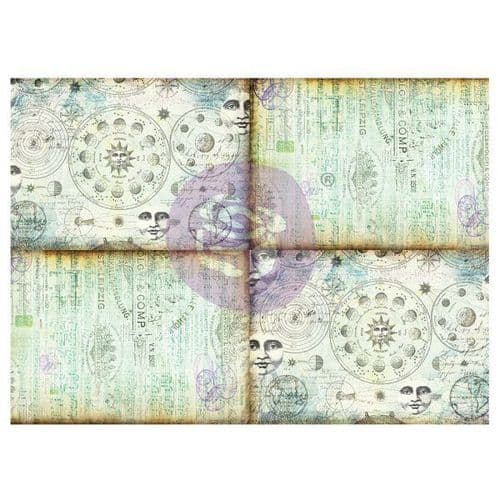 Prima Finnabair Art Daily Tissue Paper - Celestial Music (6 sheets ) 70cm x 50 cm