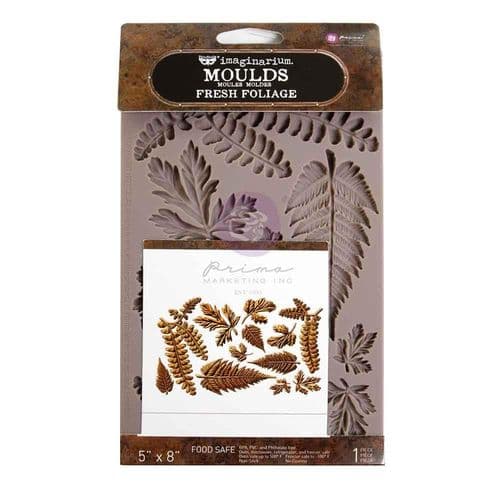 Prima Finnabair Decor Moulds 5"x8"x8mm - Fresh Foliage