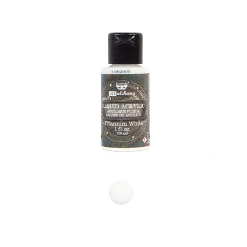 Prima Marketing Art Alchemy - Liquid Acrylic Paint - Titanium White
