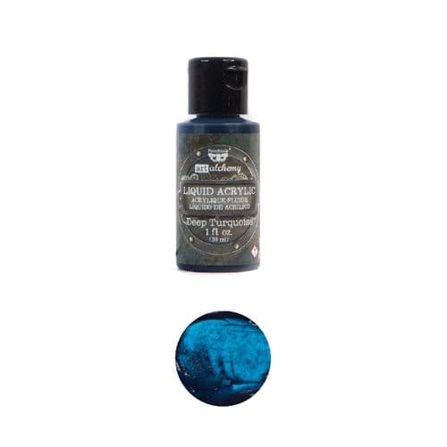 Prima Marketing Art Alchemy - Liquid Acrylic Paint - Turquoise
