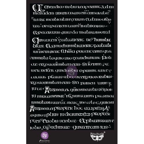 Prima Marketing Finnabair 6×9 Stencil – Manuscript