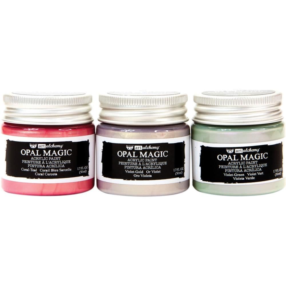 Prima Marketing Finnabair Art Alchemy Opal Magic Acrylic Paint Set 3 ...