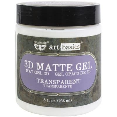 Prima Marketing Finnabair Art Basics 3D Matte Gel Transparent 8 fl Oz