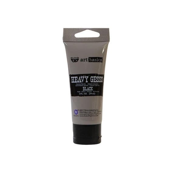 Prima Marketing Finnabair Art Basics Heavy Gesso 2oz Black