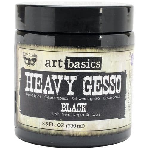 Prima Marketing Finnabair Art Basics Heavy Gesso 8.5oz Black