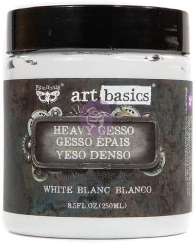 Prima Marketing Finnabair Art Basics Heavy Gesso 8.5oz White