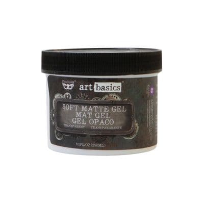 Prima Marketing Finnabair Art Basics Soft Matte Gel 8.5oz Transparent