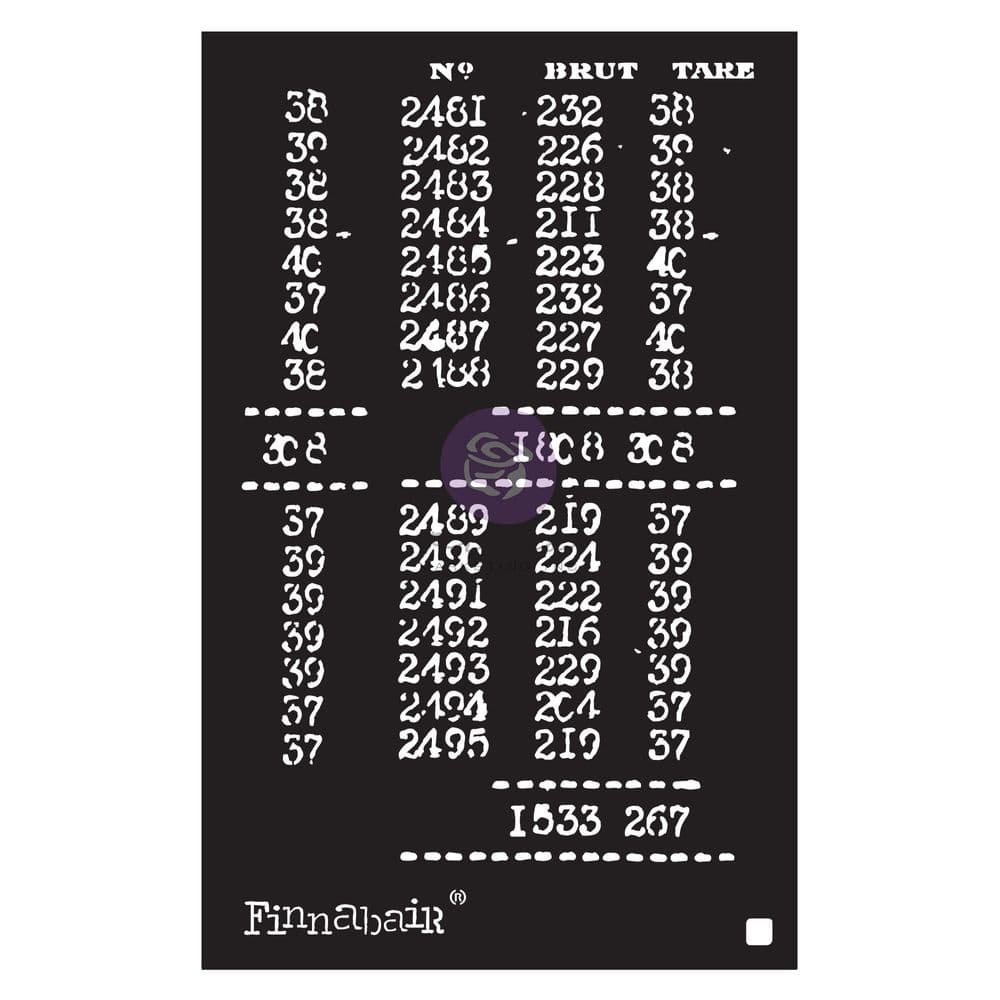 Prima Marketing Finnabair Stencil 6