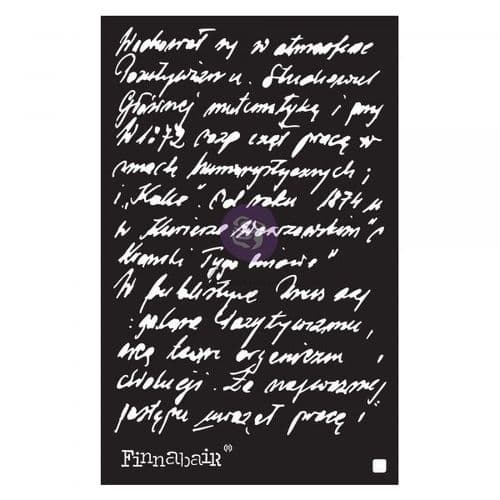Prima Marketing Finnabair Stencil 6"X9" - Ghost Writer