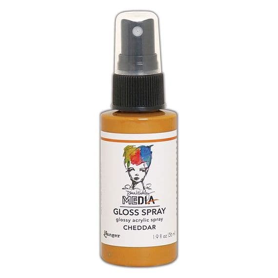 Ranger - Dina Wakley - Media Gloss Sprays - Cheddar