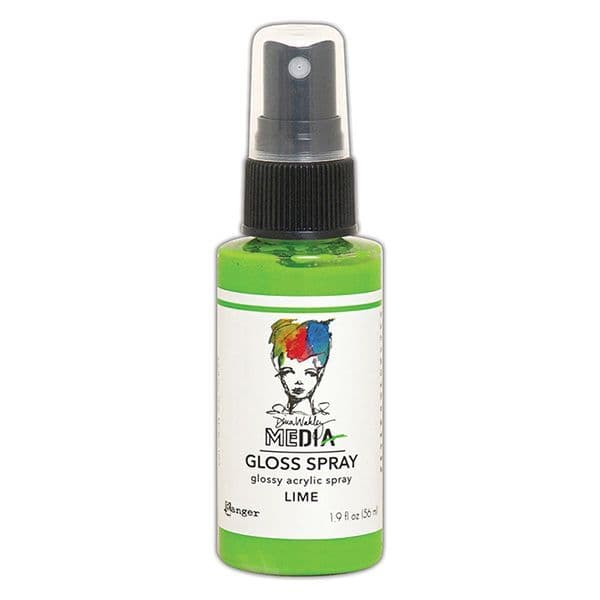 Ranger - Dina Wakley - Media Gloss Sprays - Lime