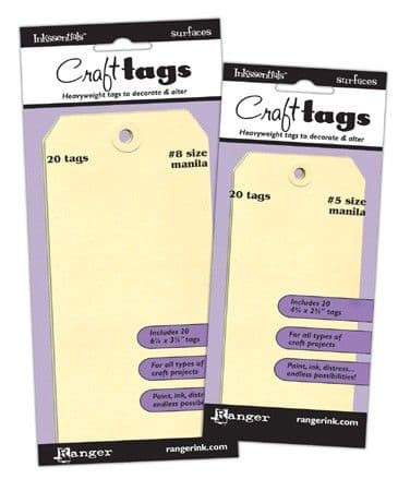 Ranger Inkssentials Surfaces Manila Tag 5 Packet 20