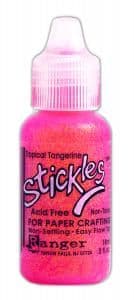 Ranger Stickles™ Glitter Glue 0.5fl oz - Tropical Tangerine