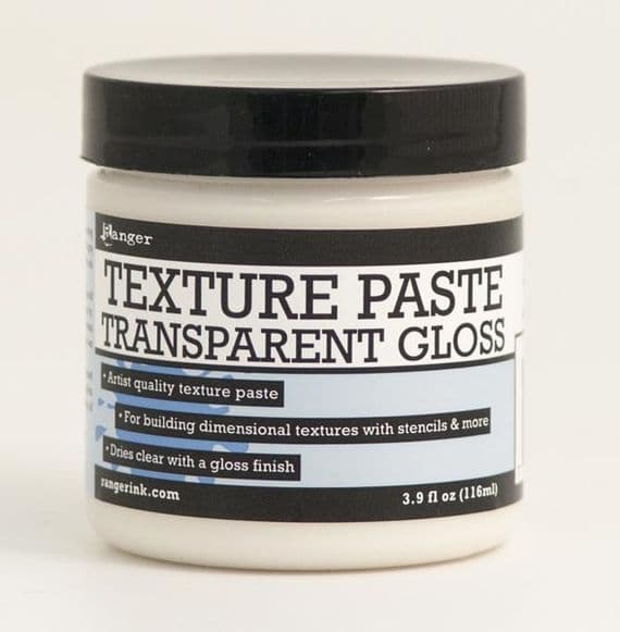 Ranger Texture Paste Transparent Gloss 3 9 fl oz 116 ml