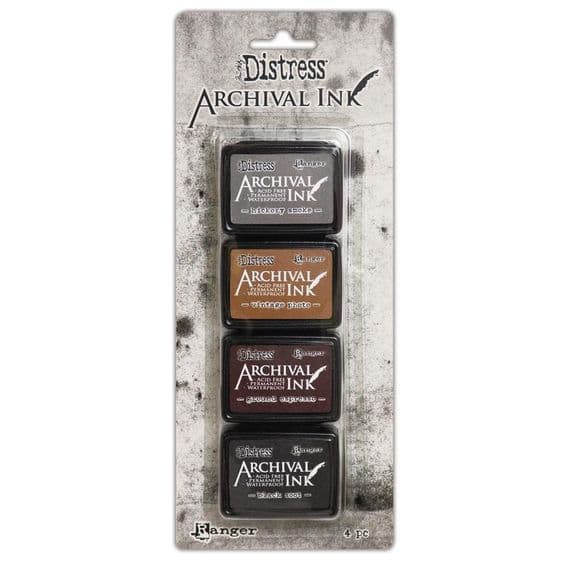 Ranger , Tim Holtz®  Distress Archival Mini Ink Pad Kit #3