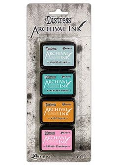 Ranger , Tim Holtz®  Distress Archival Mini Ink Pad Kit #4
