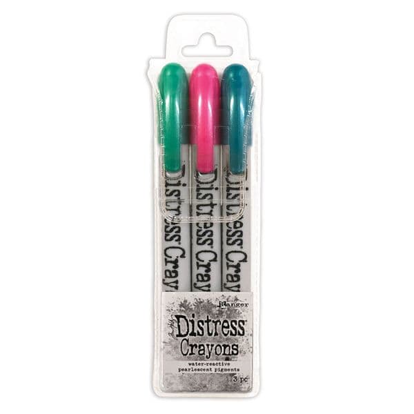 Tim Holtz® Distress Pearl Crayons 2022 - Holiday Set #4
