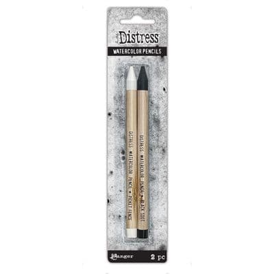 Ranger - Tim Holtz® - Distress Watercolour Pencils - Black & White Set