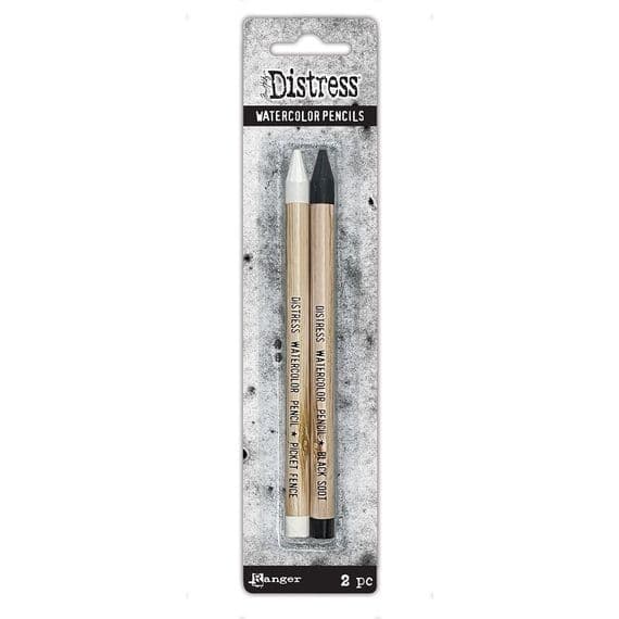 Ranger - Tim Holtz® - Distress Watercolour Pencils - Black & White Set