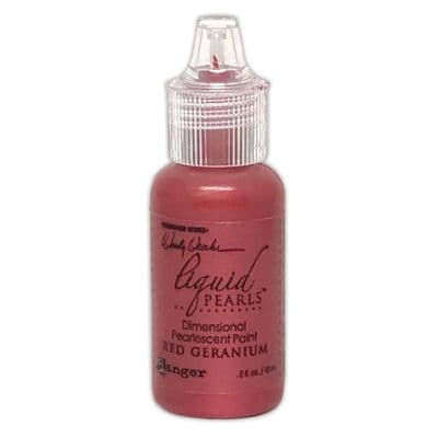 Ranger - Wendy Vecchi - Make Art Designer Series Liquid Pearls - Red Geranium