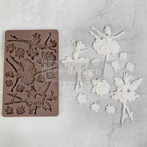 Re-Design with Prima - 5 x 8 Inch Mould - Angelic Twirl