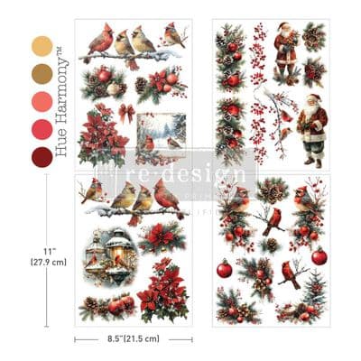 Redesign Middy Plus Transfers®  Feathered Noel