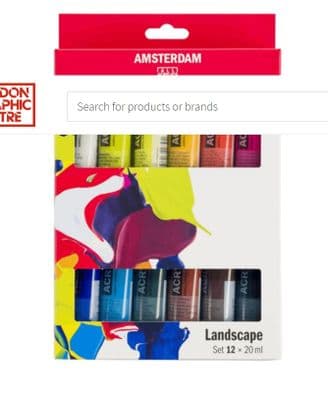 Royal Talens : Amsterdam Standard Series Acrylic Landscape 20ml - Set of 12