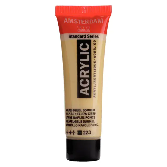 Royal Talens : Amsterdam Standard Series Acrylic paint 20ml Naples Yellow Deep 223