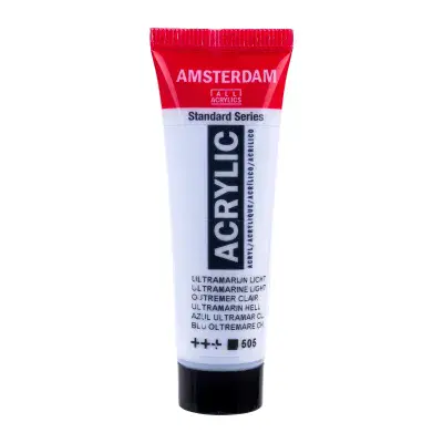 Royal Talens : Amsterdam Standard Series Acrylic paint 20ml Ultramarine Light 505