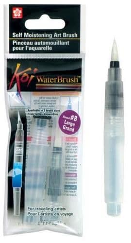 Sakura Koi Water Brush Round #8 Large Self Moistening Art Brush