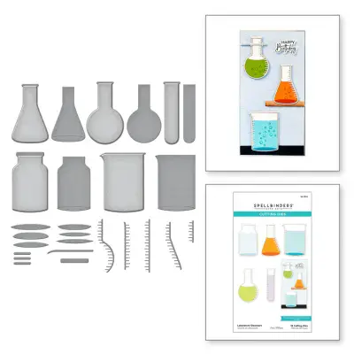 Spellbinders Etched Dies By Annie Williams - Laboratory Glassware