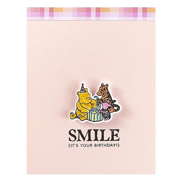 Spellbinders Etched Dies From Say Cheese Classic Pooh Birthday - Make A Wish!