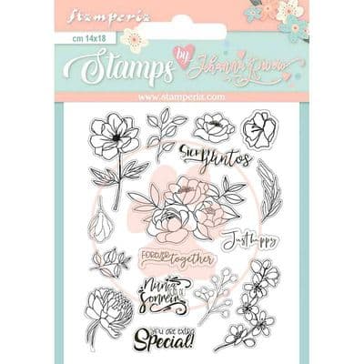 Stamperia - 14 x 18 cm Acrylic Stamp - Celebration Siempre Juntos