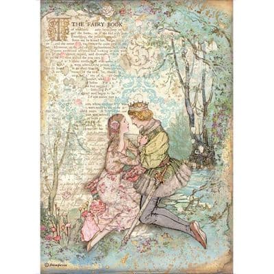 Stamperia - A4 Rice Paper - Sleeping Beauty Lovers
