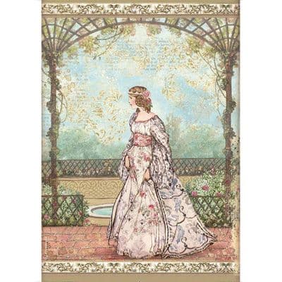Stamperia - A4 Rice Paper - Sleeping Beauty Princess