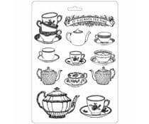 Stamperia - A4 Soft Maxi Mould - Tea Time