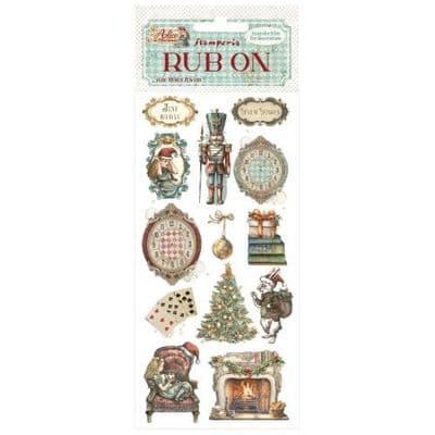 Stamperia - Alice in Christmas - Rub On Soldiers