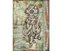 Stamperia - Antonis Tzanidakis - Rice Paper - A4 - Octopus