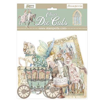Stamperia - Assorted Clear Die Cuts  Sleeping Beauty