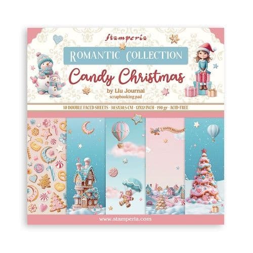 Stamperia - Candy Christmas - 12x12" Double Sided Paper Pad